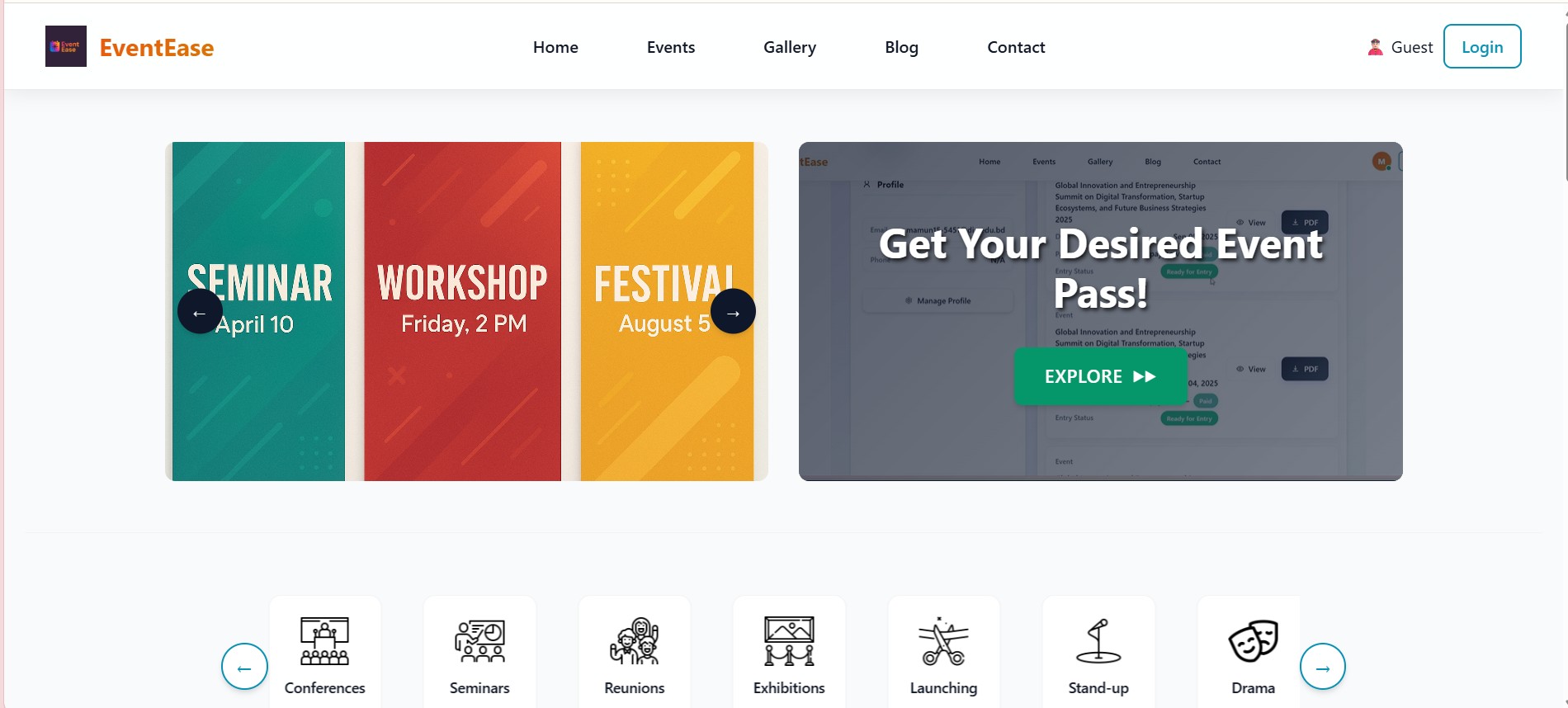 EventEase – Smart Event & Ticket Management System
